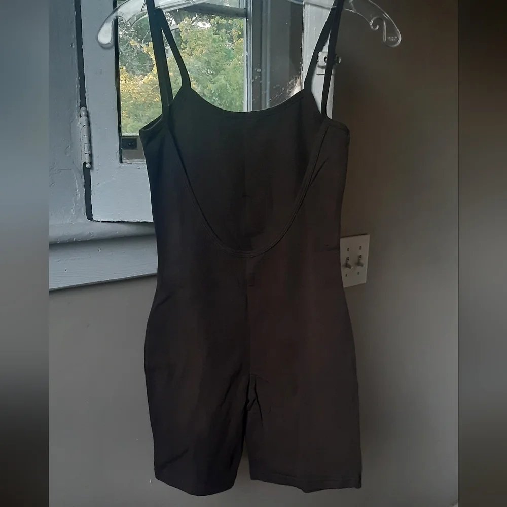 NWT American Apparel Mocha Brown Short Unitard, S - Picture 3 of 3